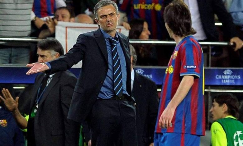 مورينيو يشرح طريقة “القفص” التي انتهجها مع إنتر ميلان لإيقاف ميسي