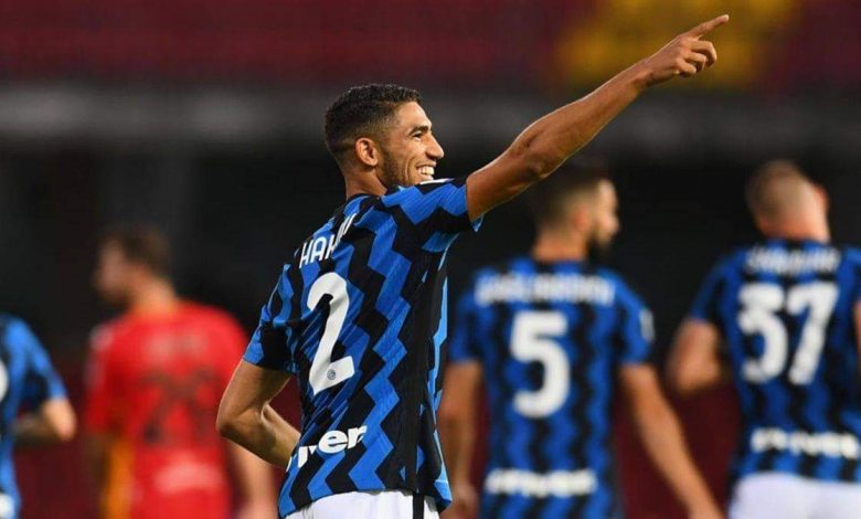 حكيمي يُعلق على تسجيله أولى أهدافه بقميص إنتر ميلان