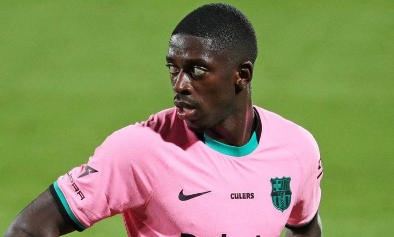 مانشستر يونايتد يعمل على إنجاز اتفاقه مع برشلونة بشأن ديمبيلي