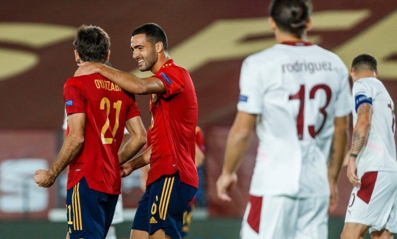 إسبانيا تتخطى سويسرا وتعزز صدارتها للمجموعة الرابعة بدوري الأمم الأوروبية