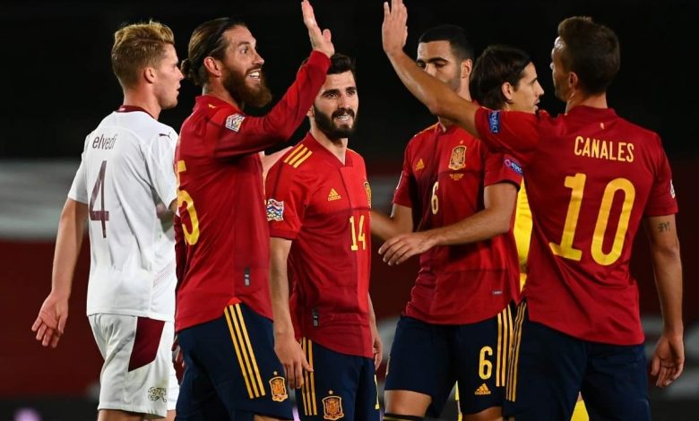تشكيلة إسبانيا الرسمية أمام أوكرانيا