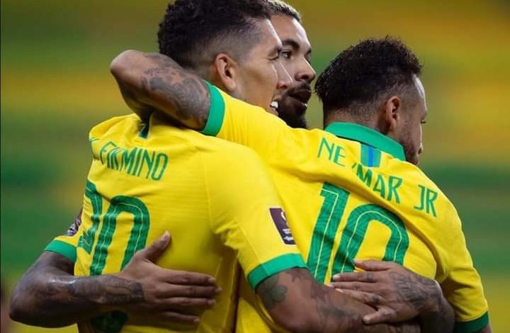 نيمار يتعادل للبرازيل أمام بيرو في الشوط الأول