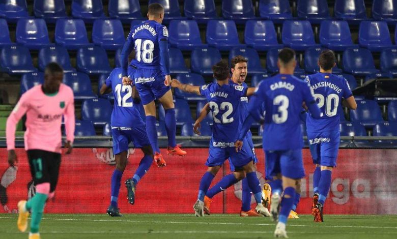 خيتافي يذيق كومان خسارته الأولى مع برشلونة