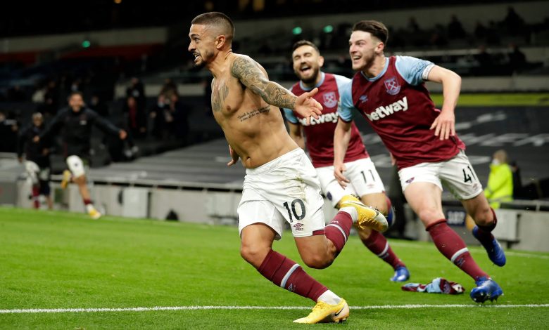 وست هام يُحبط توتنهام بتعادل قاتل في ليلة عودة بيل