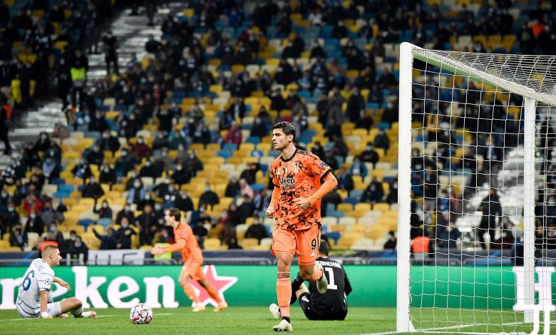 موراتا يلمع ويقود يوفنتوس للفوز على دينامو كييف