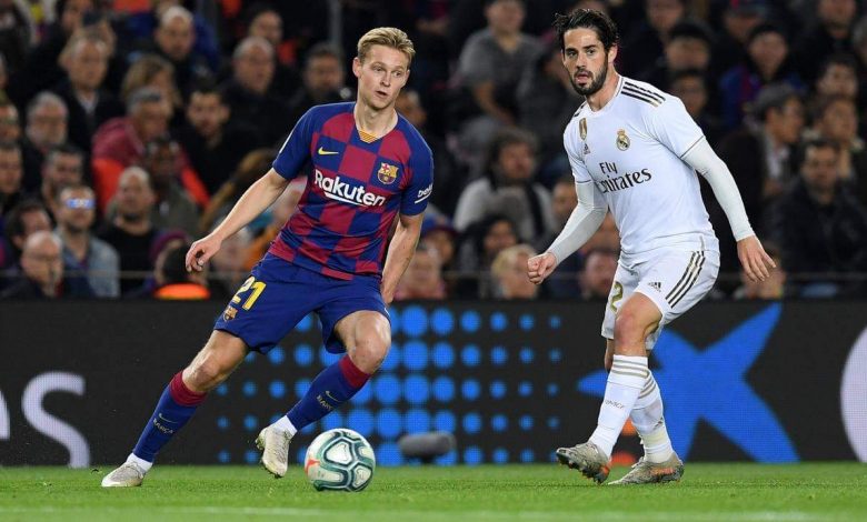 دي يونغ: ندخل الكلاسيكو بثقة واسعة