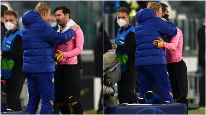 كومان يكشف رسالته لميسي.. ويعلق على مستوى غريزمان.. ويتغنى بـ بيدري