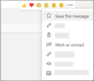 تحويل رسائل Microsoft Teams إلى رسائل غير مقروءة