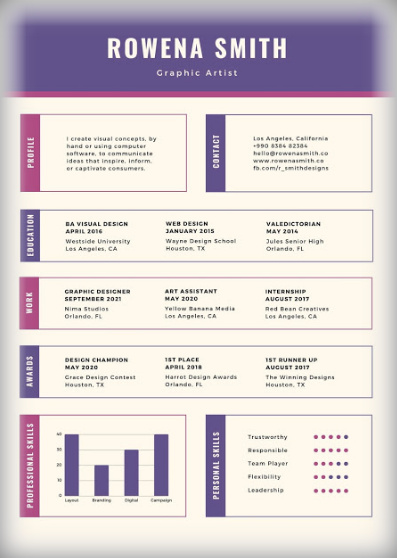 قوالب سيرة ذاتية مجانية