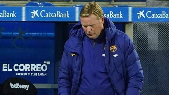 كومان يعبر عن غضبه بعد التعثر أمام ديبورتيفو ألافيس