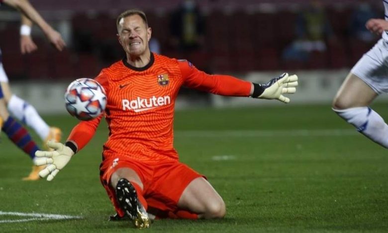 تير شتيغن يعلق على عودته والفوز أمام دينامو كييف