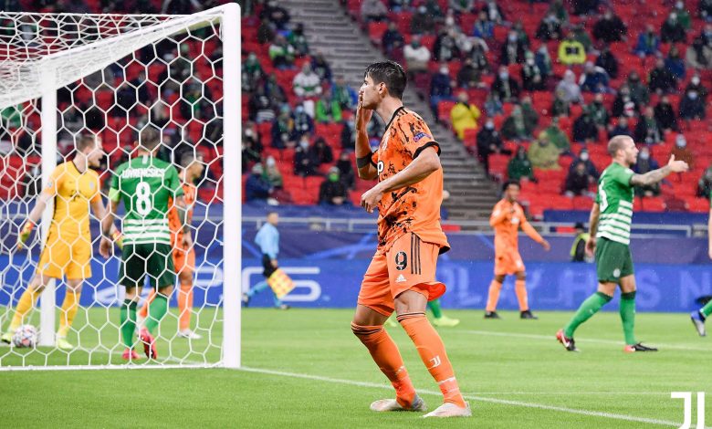 موراتا يقود يوفنتوس لسحق فرينكفاروزي في دوري الأبطال