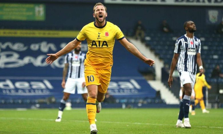 كين يمنح توتنهام فوزًا قاتلًا على وست بروميتش