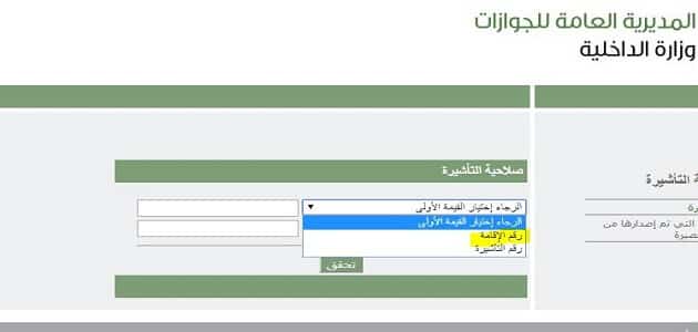 طباعة تأشيرة خروج نهائي عبر الإنترنت وإلكترونيًا برقم الإقامة