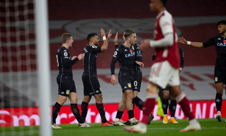 أستون فيلا يلقن آرسنال درسًا قاسيًا في ملعب الإمارات