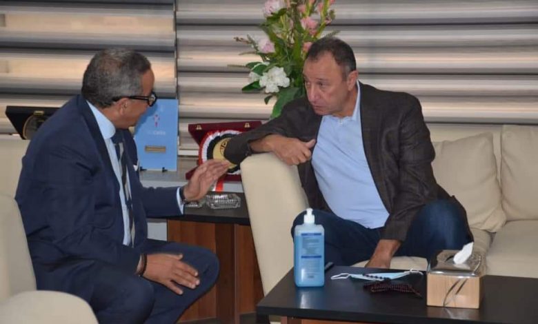 تفاصيل اجتماع الخطيب وعمرو الجنايني