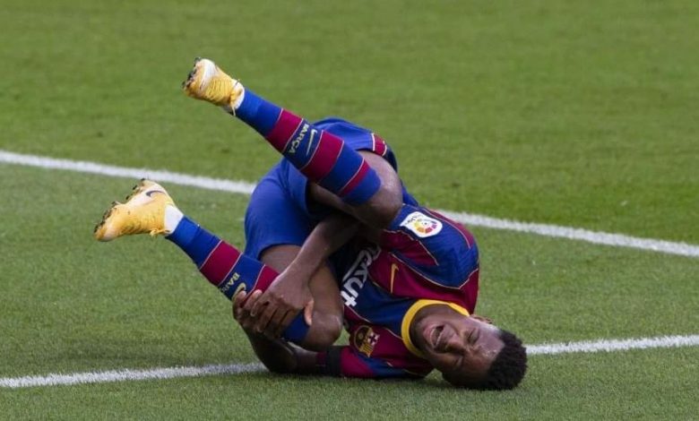 برشلونة يعلن خضوع فاتي لجراحة ناجحة وغيابه أربعة أشهر
