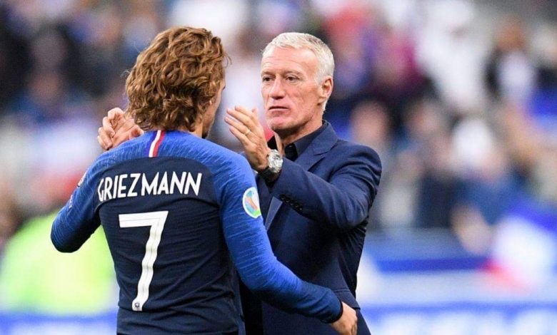 ديشامب: غريزمان يشعر بالصدمة في برشلونة