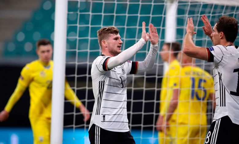 فيرنر يقود ألمانيا لتخطي أوكرانيا والانفراد بصدارة مجموعتها بدوري الأمم