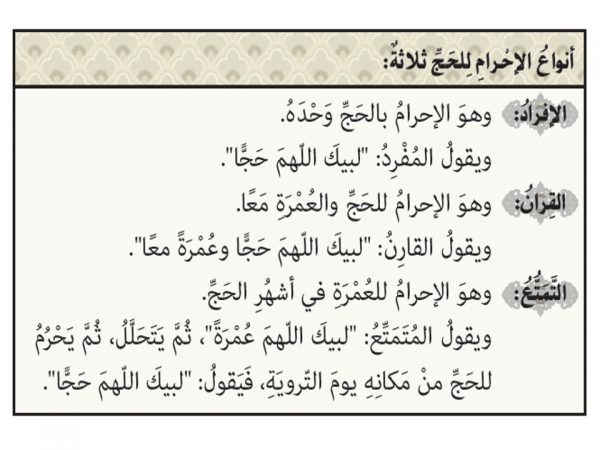 حل درس الحج