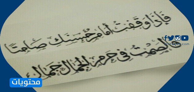صور صمت في حرم الجمال جمال