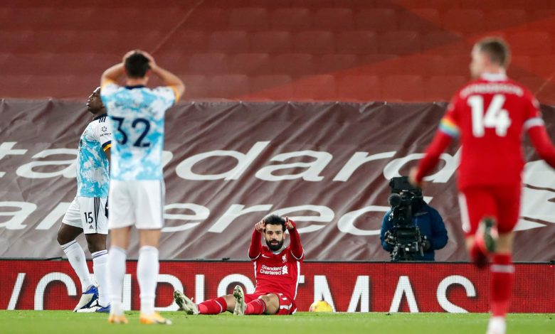 صلاح يتقدم لليفربول على وولفرهامبتون في الشوط الأول