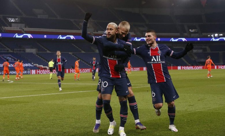 هاتريك نيمار يقود باريس لسحق باشاكشهير وتأمين الصعود في صدارة المجموعة