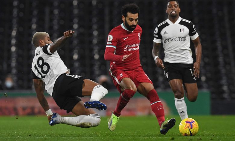 صلاح ينقذ ليفربول من الخسارة أمام فولهام