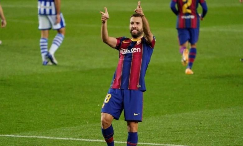 ألبا: مباراة ريال سوسيداد هي الأفضل لنا هذا الجزء