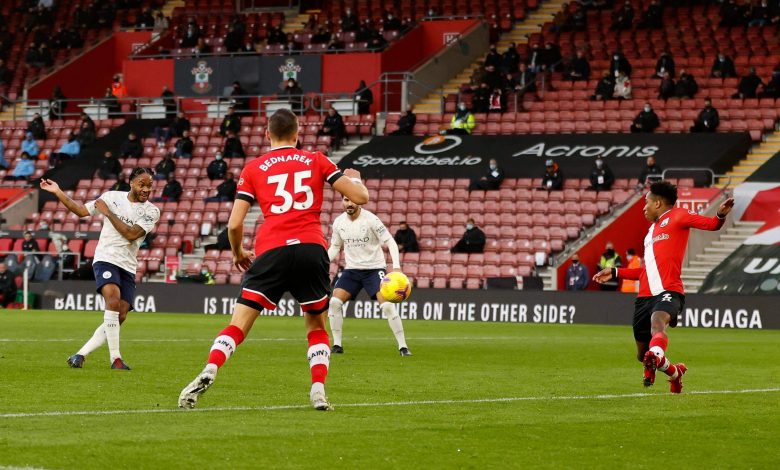 ستيرلينغ: أظهرنا الشغف والعدوانية أمام ساوثهامبتون