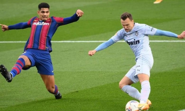 أراوخو: هدفي الأول مع برشلونة طعمه مرير