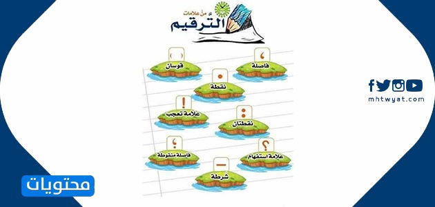 الاطفال علامات الترقيم بالصور