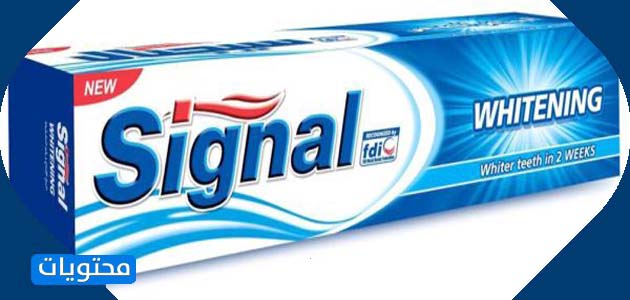 معجون أسنان سيجنال للتبييض