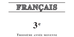 كتاب اللغة الفرنسية للسنة الثالثة متوسط مع الحلول