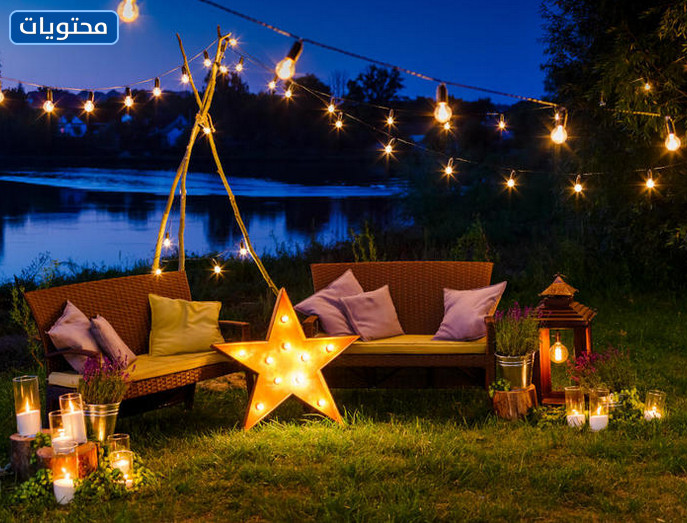 زخرفة الحدائق الخارجية المجاورة للمنازل