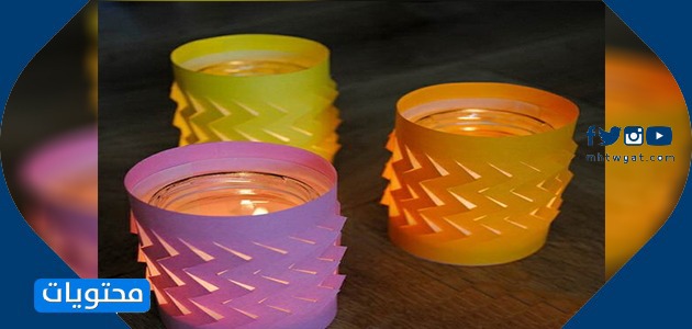 أفكار لعمل زينة رمضان على ورق