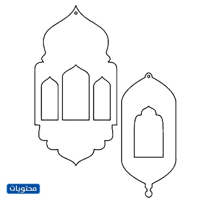 فانوس رمضان للتلوين 2021 رسومات رمضانية وفوانيس متميزة جاهزة للتلوين 