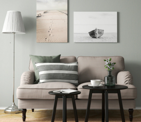 عدد 2 إطار أفقي ، 50x70 سم