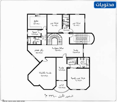 خطة فيلا صغيرة