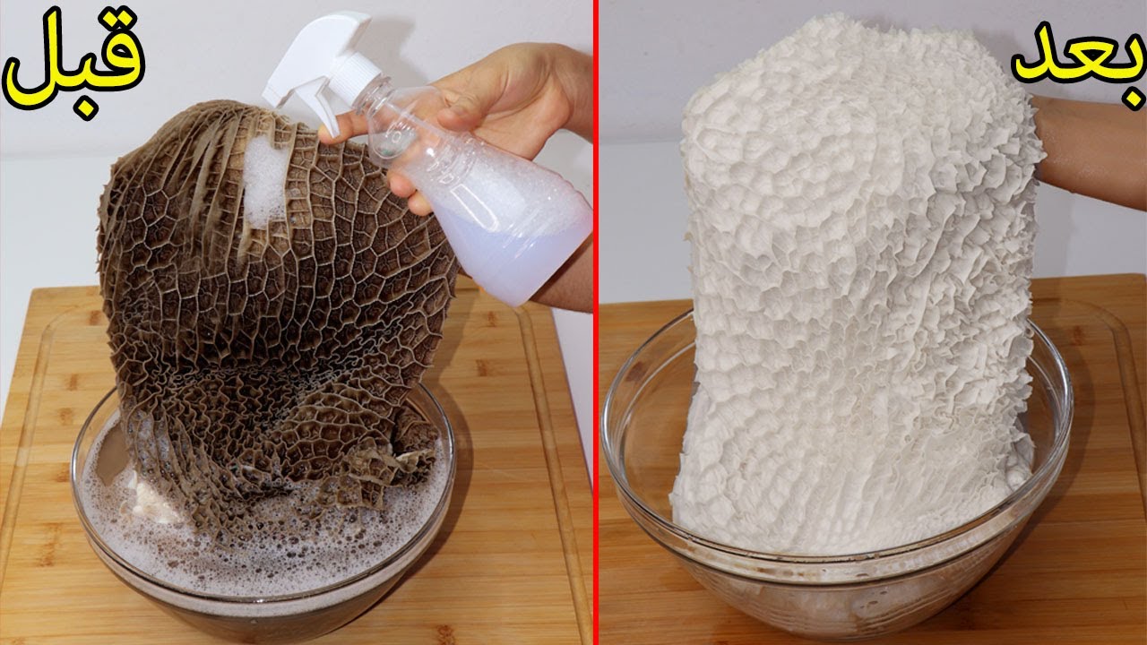 مكون سحري خطير.  .نظف المعدة في أسرع وقت ممكن وسوف تتقشر بسهولة وبدون مجهود وستكون بيضة مثل الياسمين