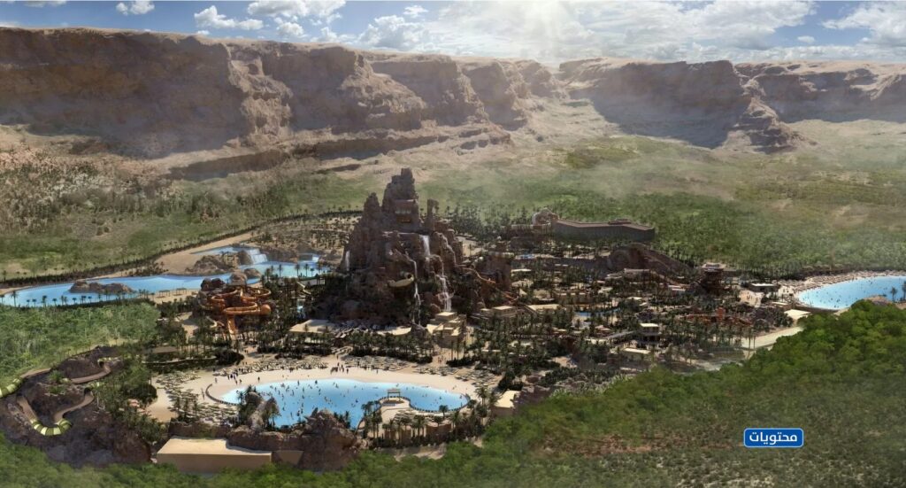 الصور الأولى لحديقة مائية في السعودية