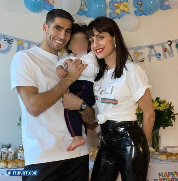 من هي زوجة أشرف الحكيمي؟