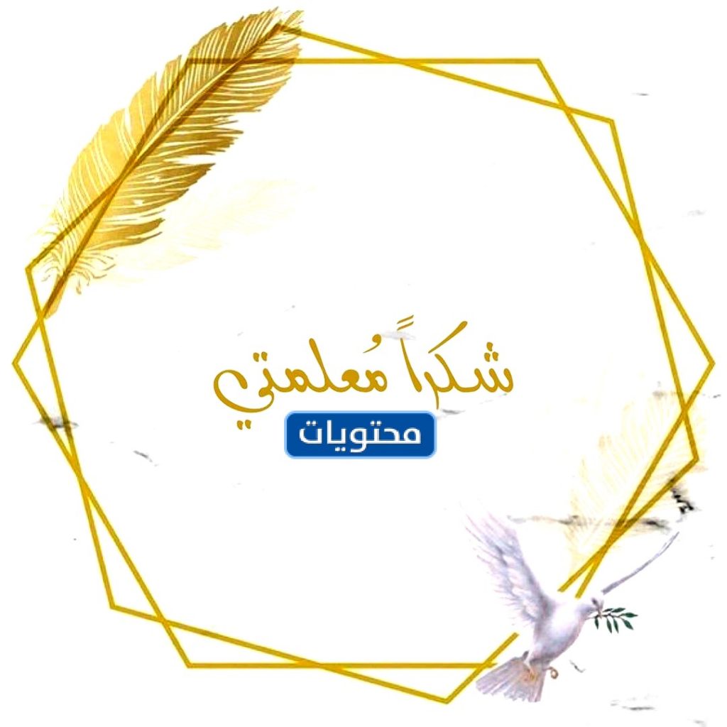 1443 أجمل بطاقة شكر مرسلة للمعلم بمناسبة يوم المعلم العالمي