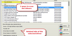 How to Scan Drivers & Select Drivers?
