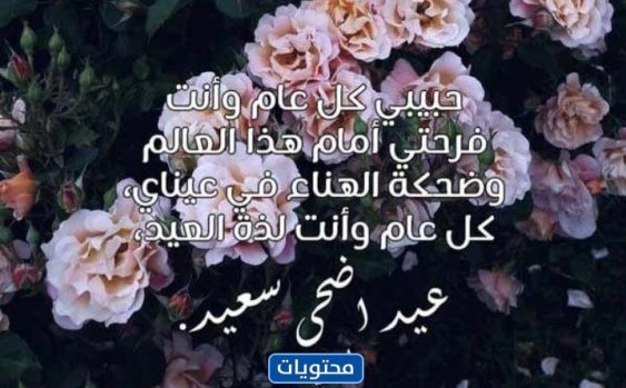 أجمل تهنئة للزوجة بالصور في عيد الأضحى 2022