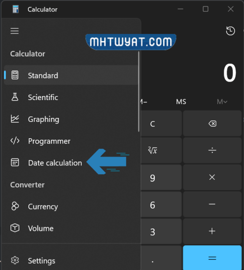 كيف أحسب عمري باستخدام الآلة الحاسبة؟
