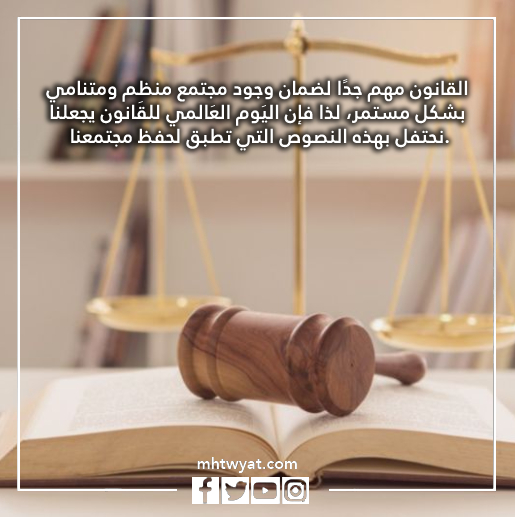 قصص عن يوم القانون العالمي